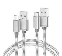 BASESAILOR for iPhone 17 16 Pro Max Charger Cable 2M/2Pack,USB to USB C Cable,Type C CarPlay Fast Charging Power Lead for Apple 17e 15 iPad 10 Air 4,Mini 6 7,Samsung Galaxy S26 S25 S24,Z Flip Fold 5