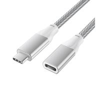 BASESAILOR for iPhone 17 16 Pro Max USB C Extension Cable 1M,USB C 3.1 3.2 Gen2 20Gbps Female Male Extender Cord for iPad 10 Air 5 Mini 7 6,S25 S24 Note 21 20,Magsafe Charger,Apple 15 14 13 Plus