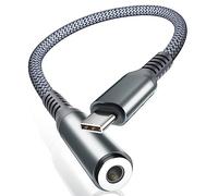 BASESAILOR for iPhone 17 Air 16 Headphone Aux Adapter,USB C to 3.5mm Audio Converter,Type C to Jack for Apple 15 Pro Max Plus,iPad 10 10th,Air 4th 5 5th Mini 6 6th 7 7th Generation,Galaxy,Google Pixel