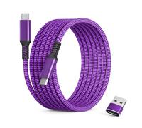 BASESAILOR for New iPhone 17 16 Air Pro Max Charger USB C Cable 10FT,Long 100W Type C Fast Charging Power Cord Lead with USBC Adapter for Apple 15 Plus,iPad 10th Air 5th Mini 7th 6th Gen,Samsung S25