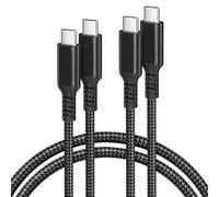 BASESAILOR for Samsung Galaxy S25 Charger Cable 2M/2Pack,USB C to USBC Power Cord,60W Fast Power Delivery Car Charging Lead for Galaxy S26 S24 S23 S22 Ultra,Z Flip Fold,A74 A73 A34 A55 A54,iPhone 17