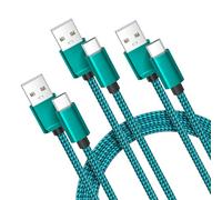 BASESAILOR iPhone 16 15 Pro Max Charger Cable,USB to USB C Cable 3Pack 1/2/3M,Car Charging Cord Type C for Apple 16,Samsung Galaxy A53 A54 A70 A72 A73 A42 A32 A33 A34,S24 S23 S22 S21 S20,Tab S9
