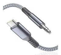 BASESAILOR iPhone 16 16e 15 Aux Cable 1.2M,USB C Aux Cable,Type C to 3.5MM Jack Audio Adapter Auxiliary Cord for Car,Apple 15 Pro Max Plus,iPad Air,Samsung Galaxy Z Fold Flip,S25 S24 S23 S22 FE Ultra