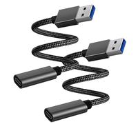 BASESAILOR USB 3.0 to USB C Adapter 0.2M/2Pack,USBC Female to A Male Cable
