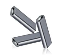 BASESAILOR USB C Female Coupler Adapter 3Pack,Type C 3.1 Coupler 100W PD 10Gbps Double USBC Connector Extender with 4K/8K Video for Thunderbolt 4 3,iPad,MacBook,USB C Devices,iPhone