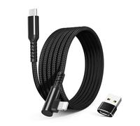 BASESAILOR USB C to Lightning Cable Right Angle 3M with USB A Adapter