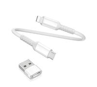 BASESAILOR USB C to Lightning Charger Cable 0.3M with USB A Adapter,USB Type C Fast Charging Cord Lead for Apple iPhone 14 13 12 11 Mini Pro Max Plus,XS XR X 8 7 6 Plus SE,iPad 8 9 8th 9th Generation