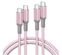 BASESAILOR USB C to Type C 60W Cable 3M/2Pack,Power Delivery Fast Charging PD Charger Cord for MacBook,iPad Pro 10 10th Air 4 4th 5 5th Mini 6 6th Generation,Samsung Galaxy S26 S25,Google Pixel 7