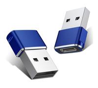BASESAILOR USB to USB C Adapter 2Pack,Type C Female to A Male Charger Converter for Apple Watch Ultra iWatch 7 8,iPhone 11 12 13 14 15 Plus Pro Max,AirPods,iPad Air 4 5 Mini 6,Samsung Galaxy S23 S24