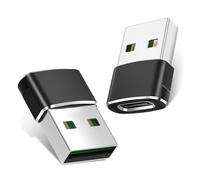 BASESAILOR USB to USB C Adapter 2Pack,Type C Female to A Male Power Adapter for iPhone 17 16 Pro Max Plus 12 13 14 15,Airpods,iPad 9 10 Air 4 5 Mini,Samsung Galaxy Note 20 S22 S23 S24,Google Pixel 7