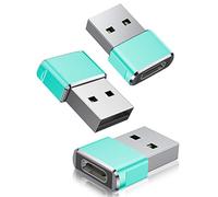 BASESAILOR USB to USB C Adapter 3Pack,Type C Female A Male Charger Converter for Apple Ultra iWatch 8 7,iPhone 11 12 13 14 15 16 Pro Max Plus,Airpods 2 3,iPad 10 8th 9th 10th Air 4th 5th Mini 6th Gen
