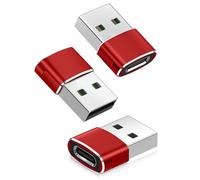 BASESAILOR USB C Female to USB A Male Adapter 3Pack,Type C Charger Plug Power Converter for Apple iWatch