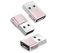 BASESAILOR USB to USB C Adapter 3Pack,Type C Female A Male Charger Converter for Apple Ultra iWatch 8 7,iPhone 11 12 13 14 15 16 Pro Max Plus,Airpods 2 3,iPad 8th 9th 10th Air 4th 5th Mini 6th Gen