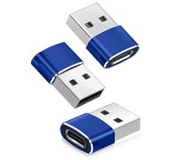 BASESAILOR USB C Female to USB Male Adapter 3Pack,Type A Charger Cable Connector