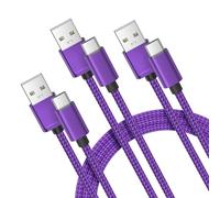 BASESAILOR USB to USB C Cable 3Pack 1/2/3M,Type C Fast Charging Charger Lead for iPhone 15 16 Plus Pro Max,iPad Air 4 5,Mini 6 7,Samsung Galaxy S25 S24 S23 Ultra,A74 A73 A33 A34 A54 A53,Z Flip Fold