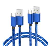 Basesailor USB to USB C Charger Cable 3M/2Pack,Long Type C Fast Charging Power Lead for iPhone 17 16 15 Plus Pro Max,iPad 10 10th,Mini 6 6th,7 7th Generation,Samsung Galaxy S25 S24 S23 S22,Z Flip Fold