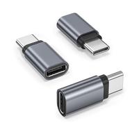 BASESAILOR USB Type C Extender Adapter 3Pack,PD 100W 40Gbps USBC Extension | USBC Male to Female Extended Converter,USB4 Thunderbolt 4 3 for MacBook,iPhone Duo 18 17 Pro Max,Otterbox Case,Samsung S26