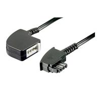 Basetech BT-1602134 Phone Cable extension Black 15m TAE-F plug to ...