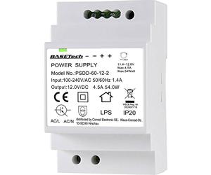 Basetech PSDD-60-12-2 DIN Rail NETZTEIL