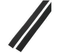 Basetech STD-LH25/1M Hook-and-loop Tape 1000mm x 25mm Black Pair