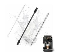Basetousual Milk Hose Siemens Eq6, Stainless Steel Milk Tube and Cleaning Brush Set, Compatible with Siemens Eq6 Series, Bosch Veroaroma Fully Automatic Coffee Machine