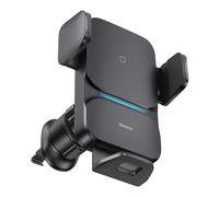 Baseus 15W Car Phone Holder with Wireless Charging for 4.7-7.5", black
