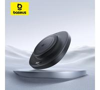 Baseus Magnetic Wireless Charger Qi2 15W Foldable Adjustable Viewing Angle For iPhone 17 16 15 14 13 12 AirPods 2nd 3rd Gen Pro Add 20W UK Plug