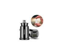 Baseus 3.1A Dual USB Ports Smart Fast Car Charger With LED Indicator For Smart Phone Tablet Camer