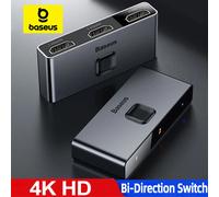 Baseus 4K HD Switch HDMI-compatible Adapter for Xiaomi Mi Box HD Switcher 1x2/2x1 for PS4/3 TV Box Switch 4K HD Switch HDMI-Switch
