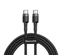 Baseus Accessories Brand Model USB-C Cable for USB-C PD Cafule PD 2.0, QC 3.0, 60W, 200cm Black and Grey