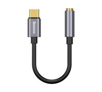 Baseus Audio Adapter USB-C-Mini 3.5 mm jack, Grey