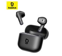 Baseus Bass BS2 Lite True Wireless Earbuds Bluetooth 6.0 Semi-in-Ear Earphones 2-Mic AI ENC 40H Playtime IP55 SuperBass Ear buds Cosmic Black