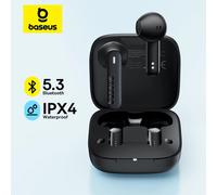 Baseus Bowie E16 Wireless Earphones Bluetooth 5.3 TWS Earbuds IPX4 Waterproof Earphone 30H Playtime 13mm Driver HIFI Headphones White