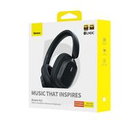 Baseus Bowie H1i Noise-Cancellation Wireless Headphones Cluster Black