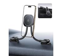 Baseus C03s Mobile Phone Holder Car Magnet, Magnetic Magsafe Mobile Phone Holder Car with 2 Flexible Arms, Universal Car Phone Holder 20N Compatible with iPhone Samsung