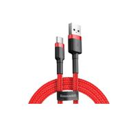 Baseus Cafule CATKLF-C09 Cable (USB 2.0 - USB Type-C; 2m; black and red)