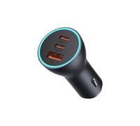 Baseus Car Charger Golden Contactor Pro C+C+U 65W Dark Gray (CGJP010013)