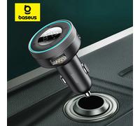 Baseus Car Charger Bluetooth AUX FM Modulator 12-24V 2xUSB 3.4A CCLH-01
