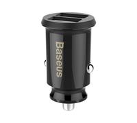 Baseus Car Power supply Cigar Lighter with 2 USB Ports 15.5W Compact