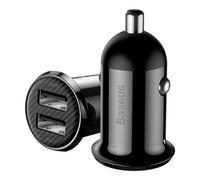 Baseus Car mobile phone charger CCALLP-01 12-24 black, grey