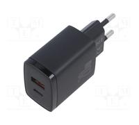 CCXJ-B01 Power Supply: Pulse Mains, Plug 5-12VDC 20W 82.9x40x28mm 3A BASEUS