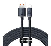 Baseus Crystal Shine Series Fast Charging Data Cable USB to Type-C 100W 2m Black