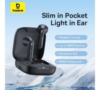 Baseus E16 Bluetooth Headphones Earbuds Earphones Noise Canceling 30h Playtime