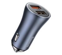 Baseus Golden Contactor Pro Dual Quick Charger Car Charger U + U 40W Dark Gray