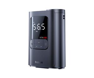Baseus GoTrip VA1 Super Mini Wireless Inflator 19-Cylinder Cosmic Black (Includes: Air Hose x1, Air Nozzles x3, Charging Cable x1)