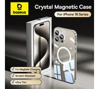 Baseus Magnetic Case for iPhone 17 16 15 14 Pro Max for MagSafe Wireless Charging PC Case for iPhone 13 12 11 Pro Max Funda Case PC Magnetic Case