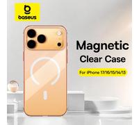 Baseus Magnetic Case for iPhone 17 16 15 14 Pro Max for MagSafe Wireless Charging PC Case for iPhone 13 12 11 Pro Max Funda Case PC Magnetic Case