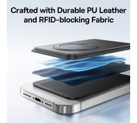 Baseus MagPro 3 Magnetic Wallet Stand Cosmic Black