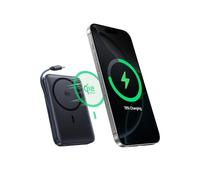 Baseus Picogo Magsafe Power bank, 10000mAh Qi2.2 Certified, 25W Wireless Charging, PD 45W, Mini Wireless Magnetic Battery Pack with built-in USB C Cable, Portable Charger for iPhone Air/17/16/15/14/13