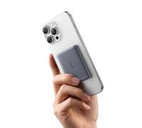 Baseus Picogo Power Bank, Ultra-Mini 5000mAh MagSafe Portable Charger with Stand, Qi2 Certified 15W Small Size Magnetic Battery Pack, Alloy Wireless Fast Charger with USB-C for iPhone 16/15/14/13/12